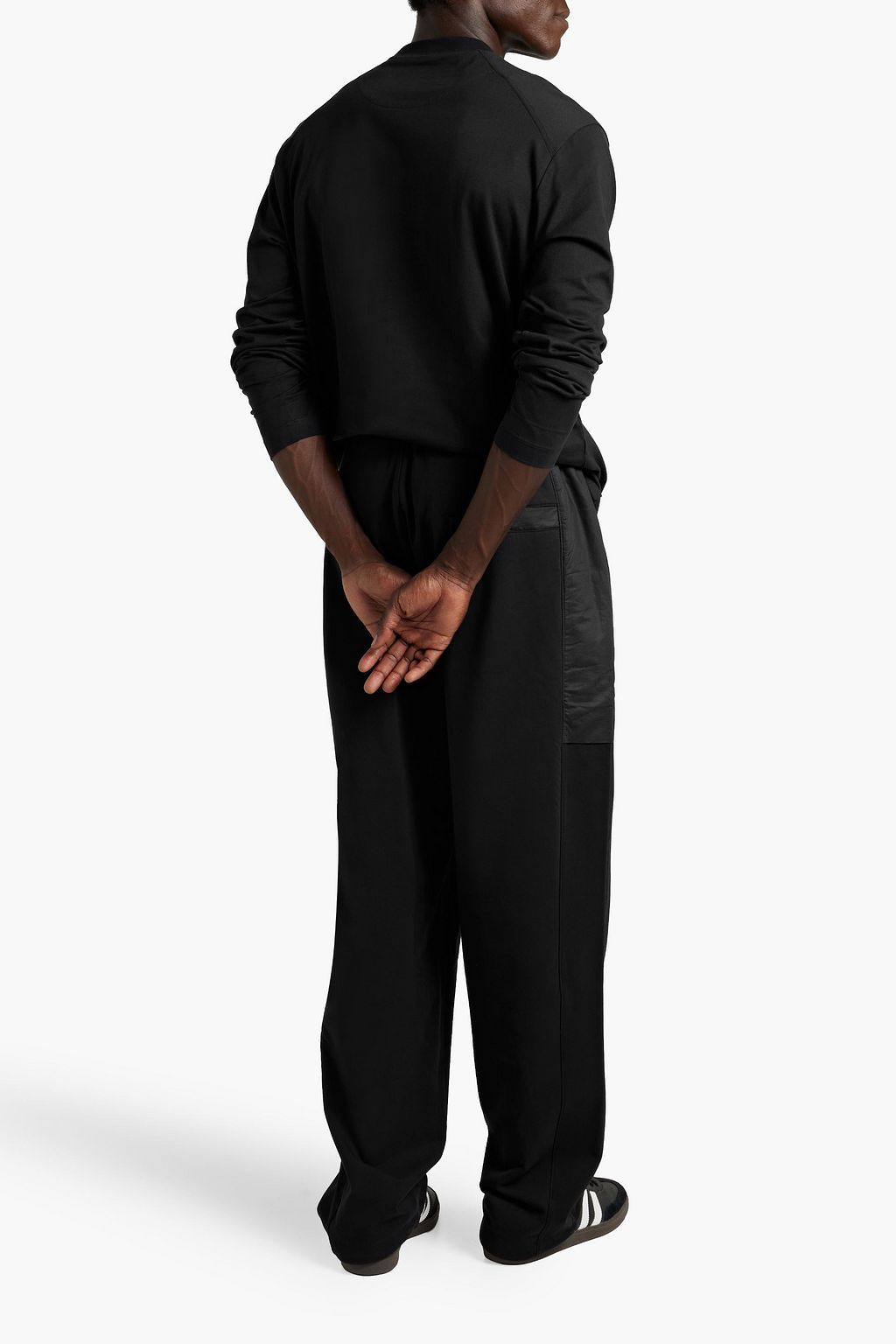 Y-3 Cotton-blend jersey sweatpants