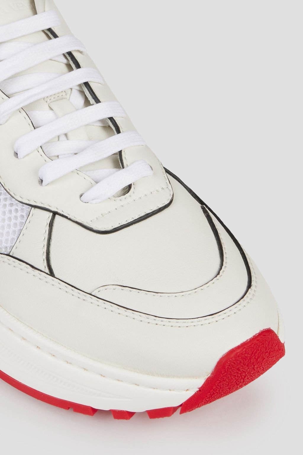 BOTTEGA VENETA Speedster leather and mesh sneakers