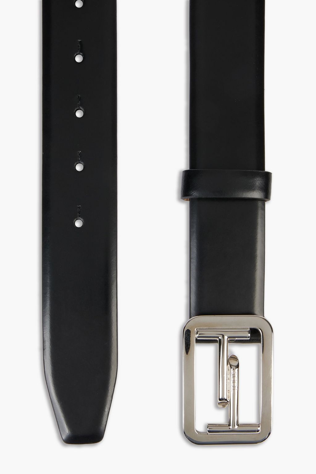 TOD'S Double T leather belt