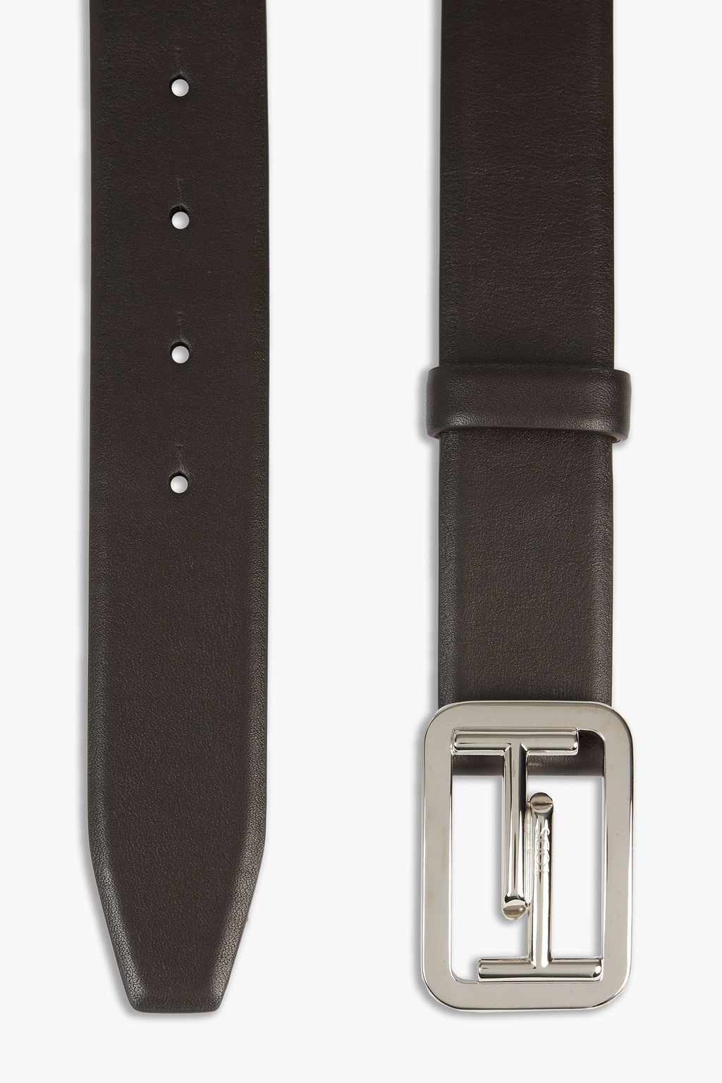 TOD'S Double T leather belt
