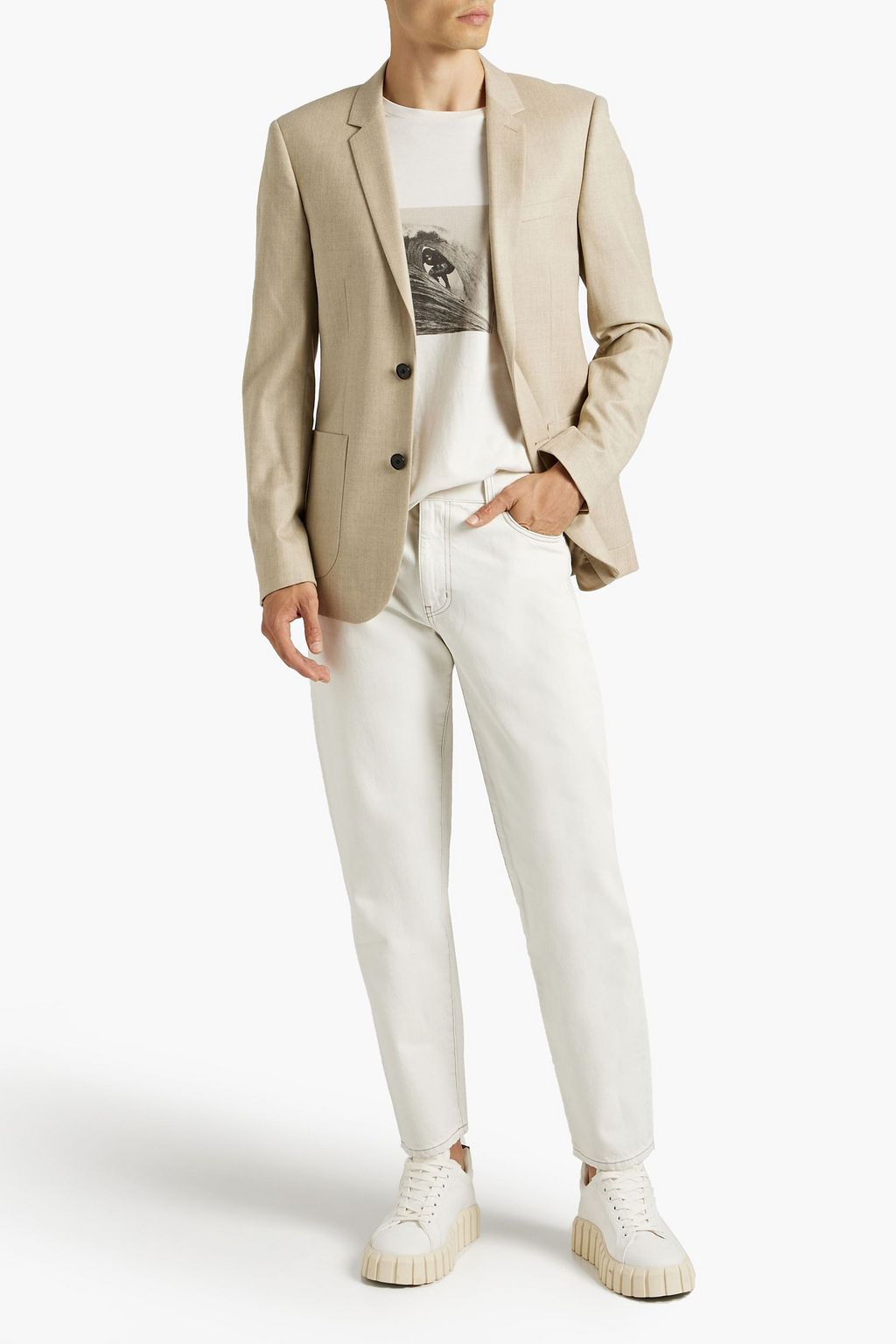 SAINT LAURENT Tapered denim jeans