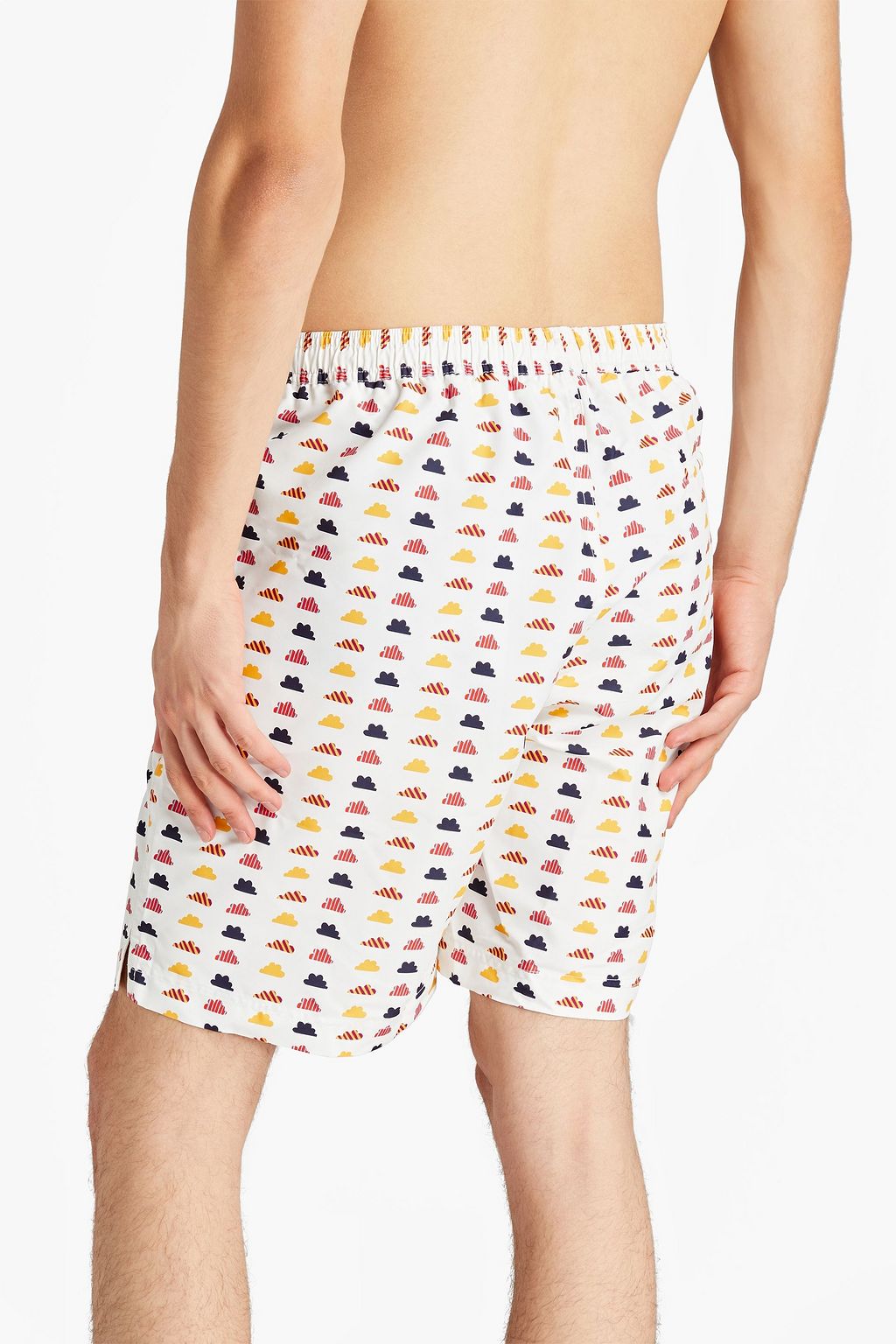 SUNSPEL Midlength printed shell swim shorts THE