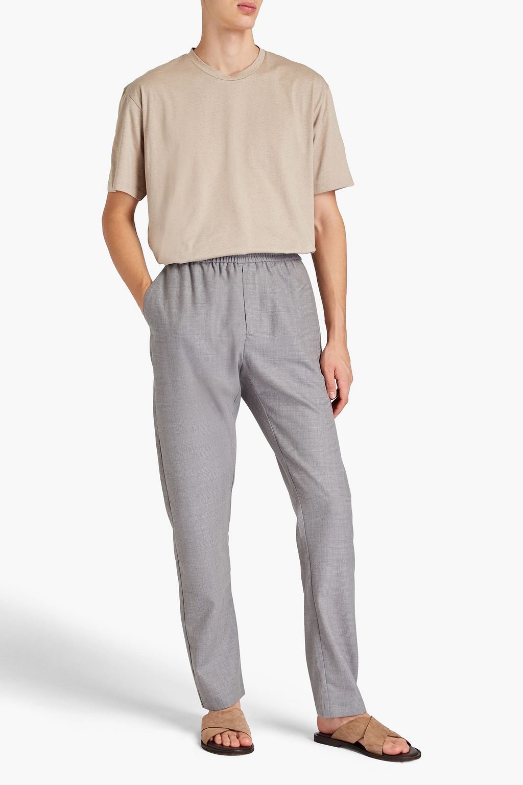 SUNSPEL Mélange wool pants