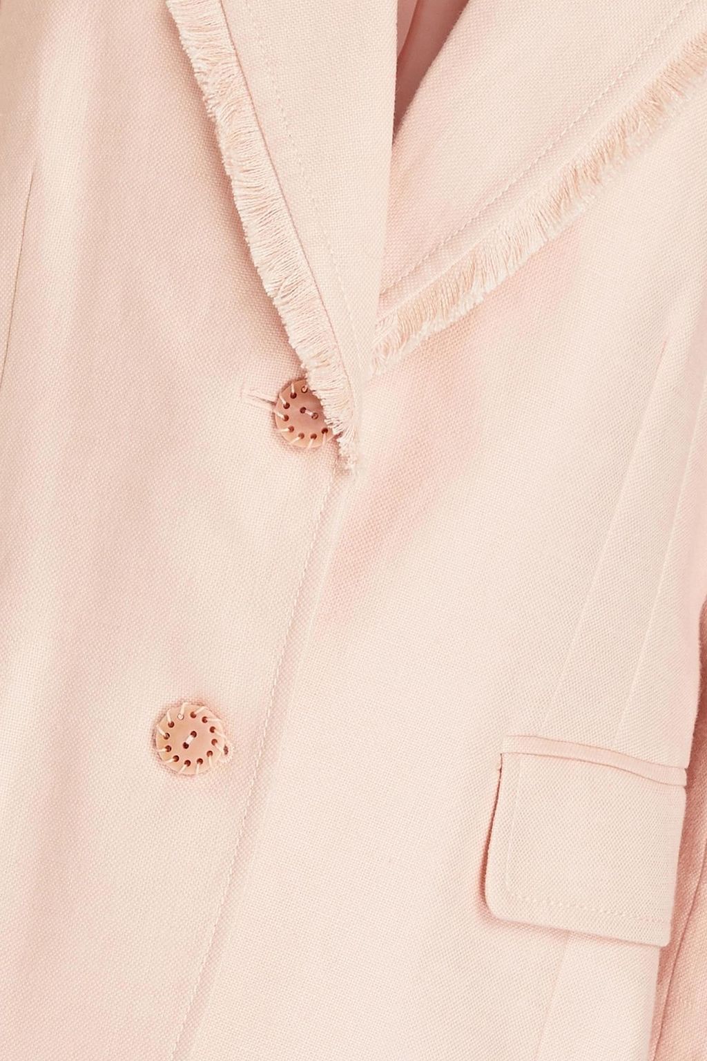ZIMMERMANN Frayed linen blazer
