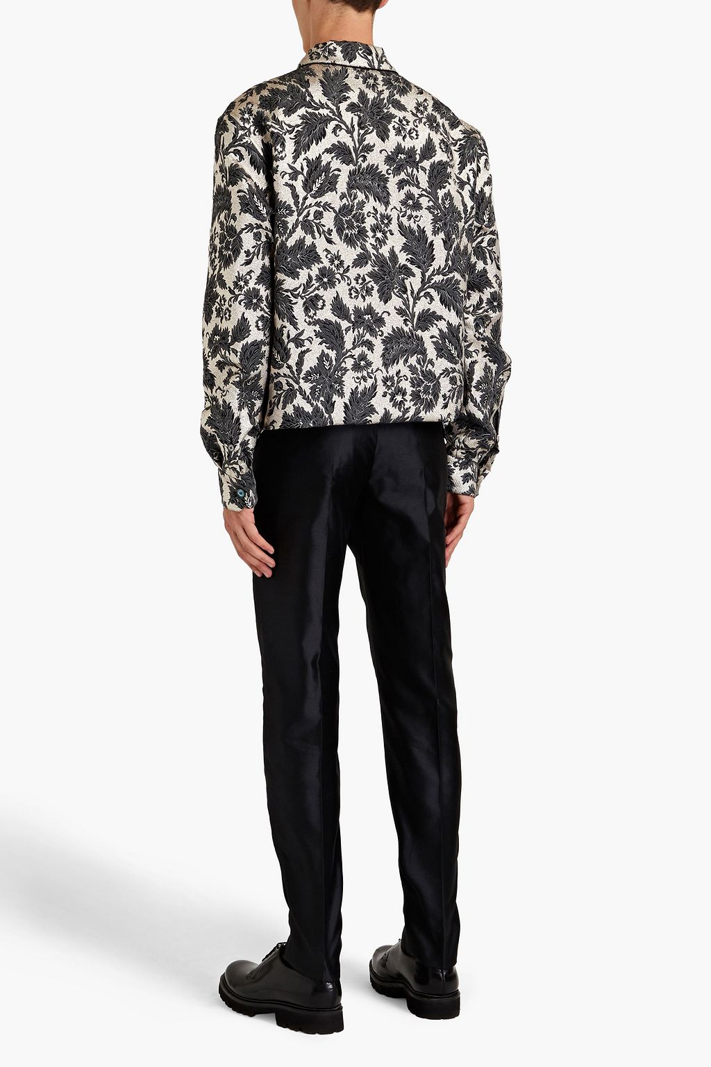 DOLCE & GABBANA Metallic jacquard shirt