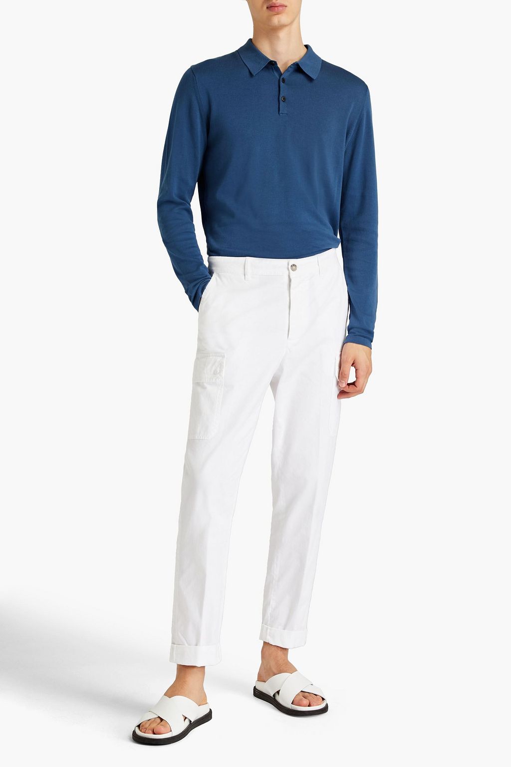 SUNSPEL Cotton polo shirt