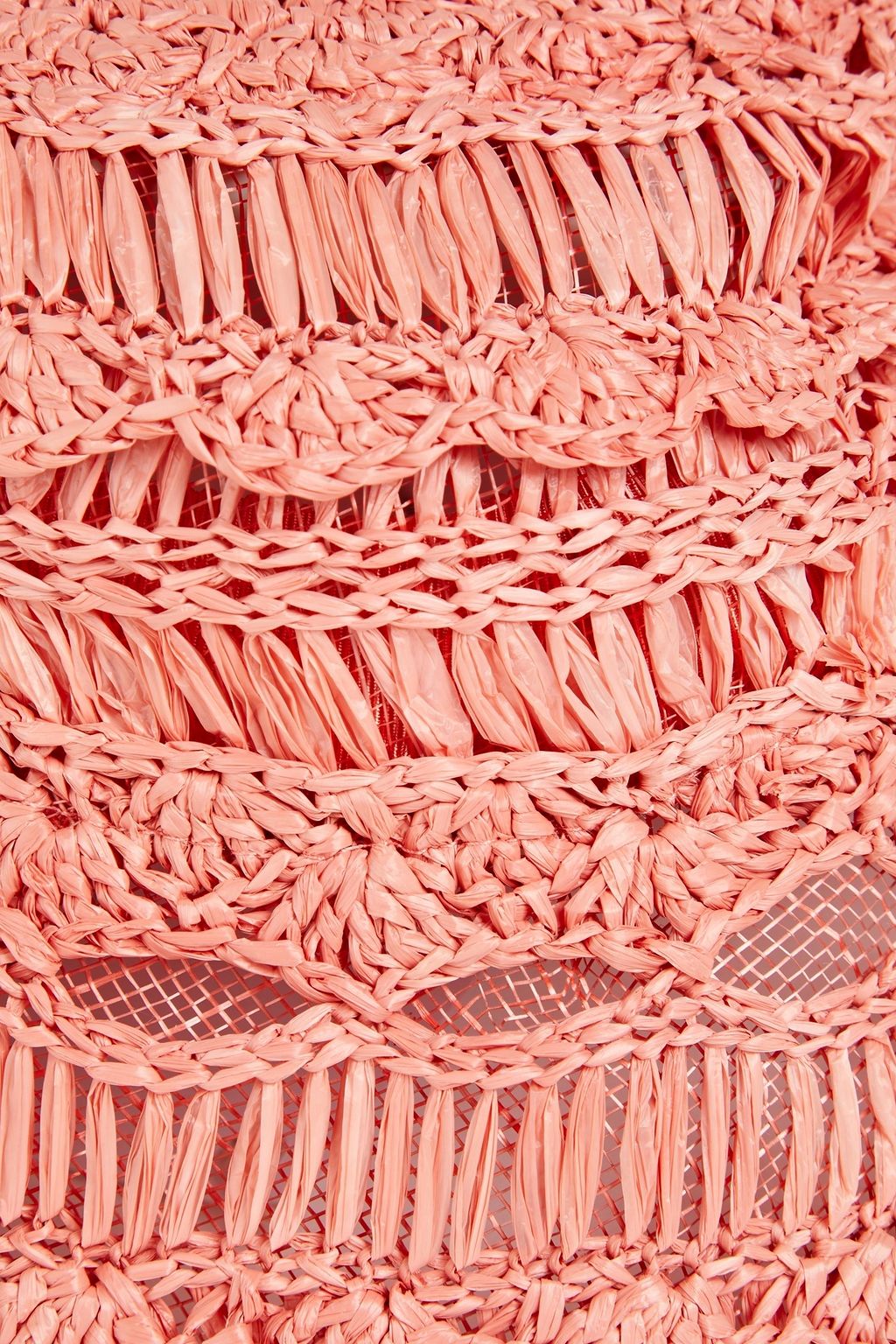 ZIMMERMANN Crocheted faux raffia bucket hat
