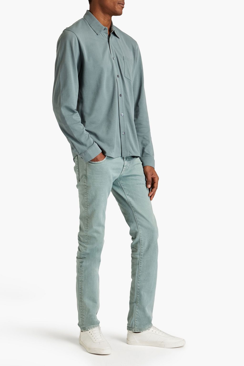 SUNSPEL Cotton-piqué shirt