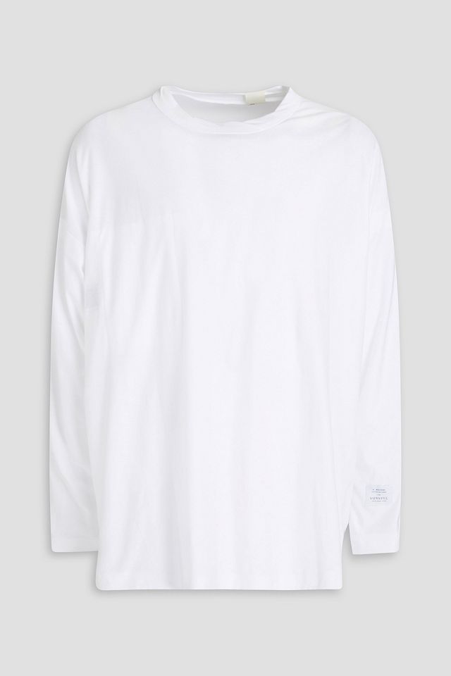 Oversized cotton-jersey T-shirt