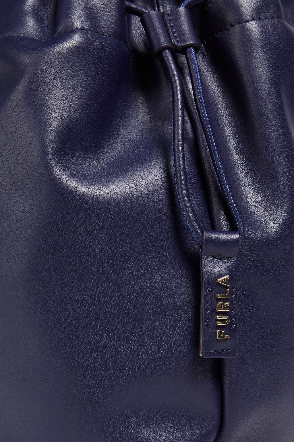 FURLA Essential color-block leather bucket bag