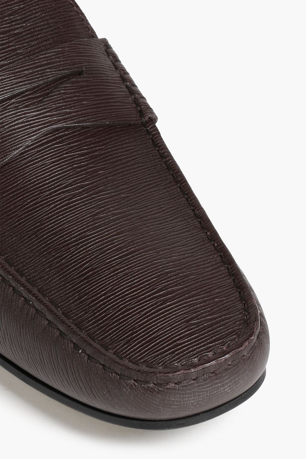 TOD'S Gommino textured-leather driving shoes