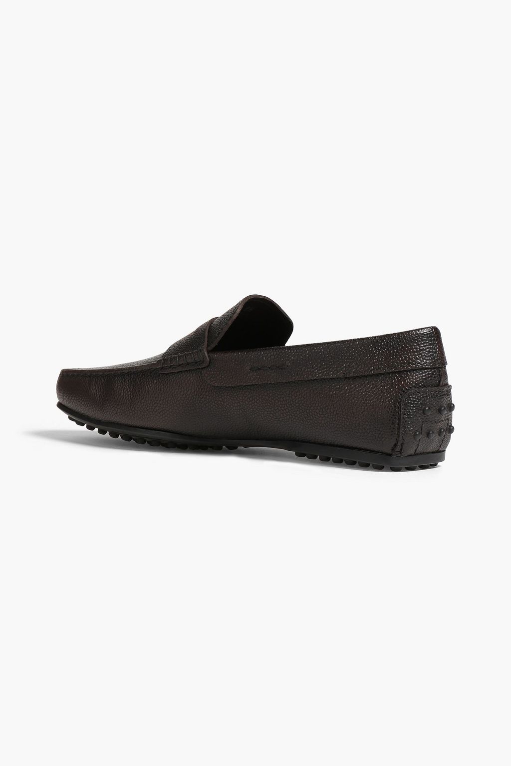TOD'S Pebbled-leather driving shoes