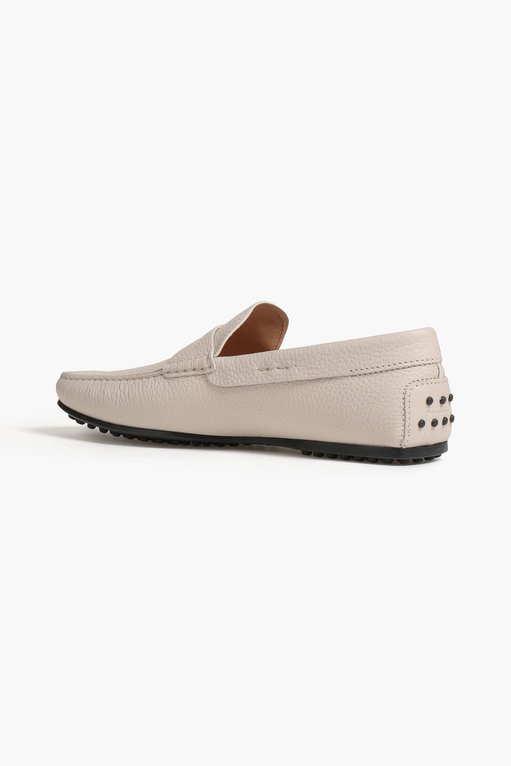 TOD'S Pebbled-leather driving shoes