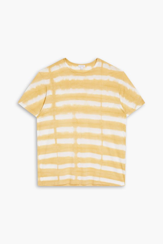 Tie-dyed cotton-jersey T-shirt