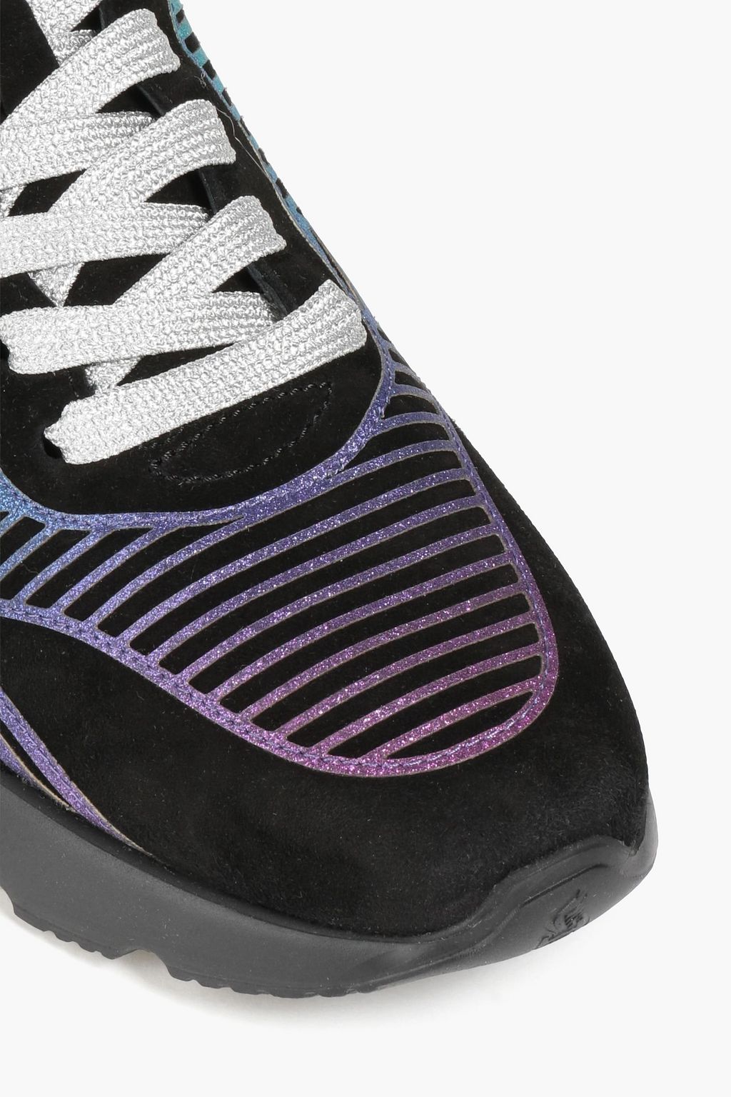 HOGAN Active One glittered suede sneakers