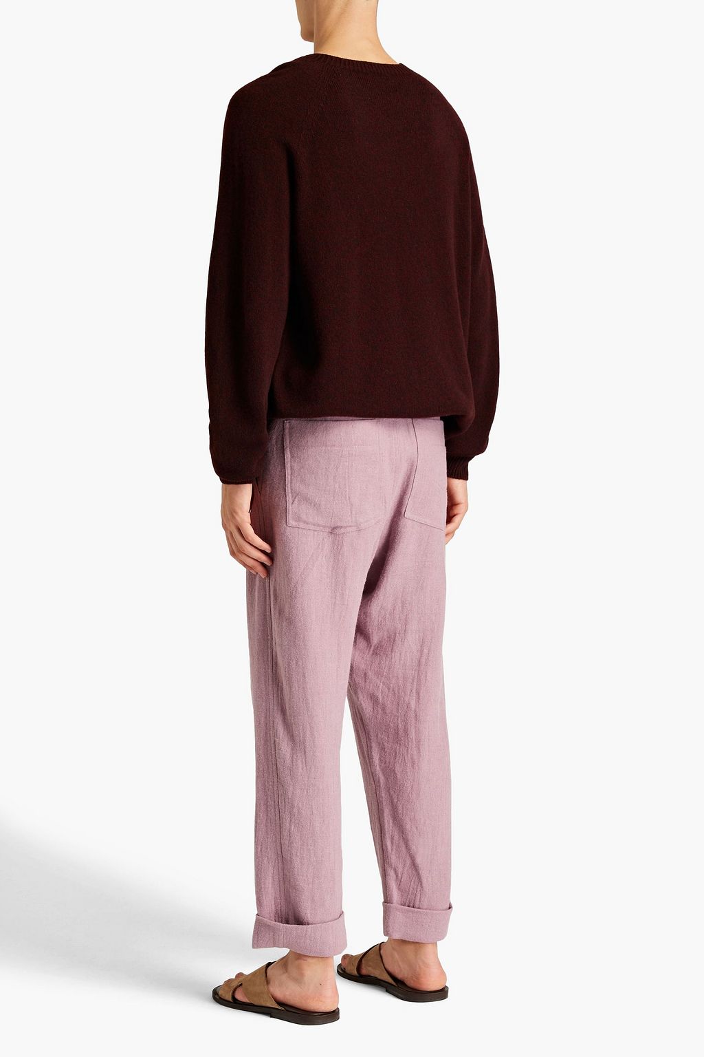SUNSPEL Mélange cashmere sweater