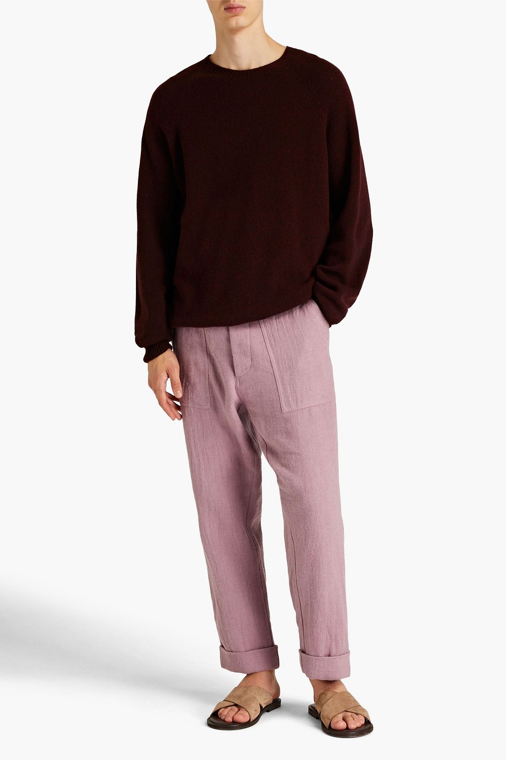 SUNSPEL Mélange cashmere sweater