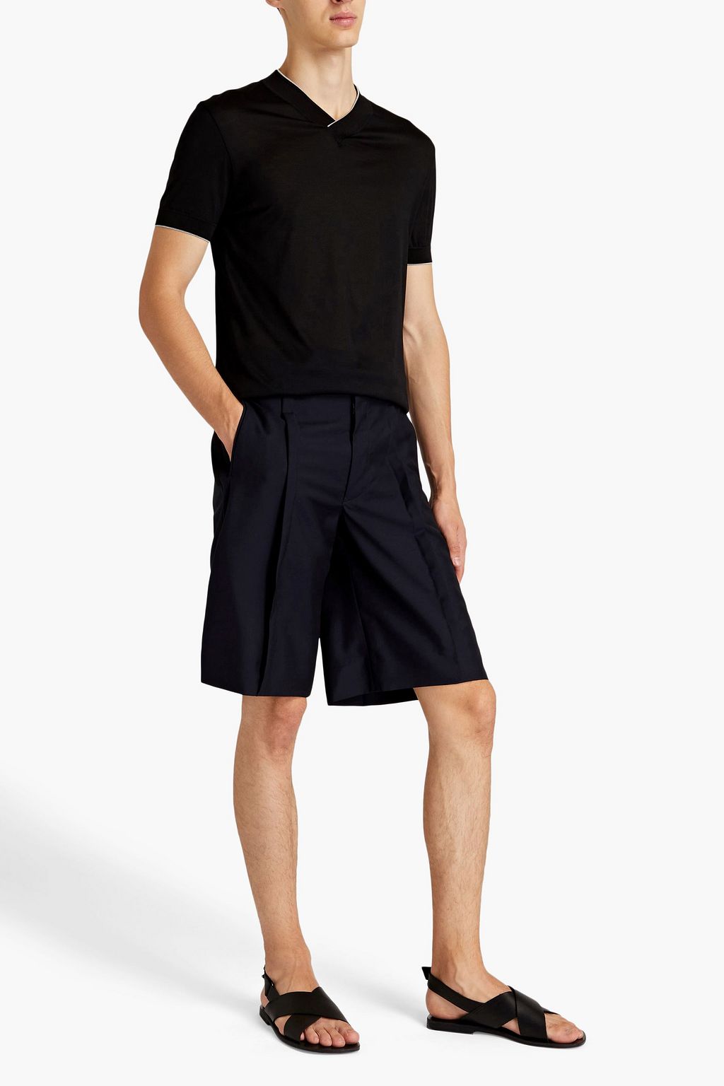 DOLCE & GABBANA Silk-jersey T-shirt