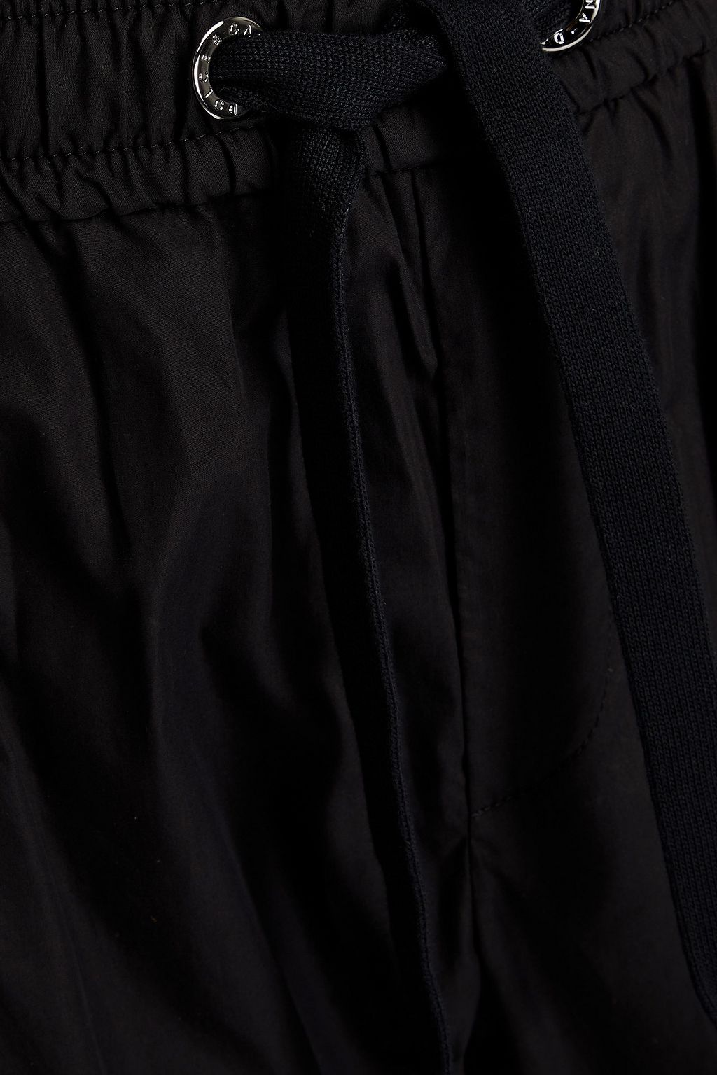 DOLCE & GABBANA Tapered cotton-poplin sweatpants
