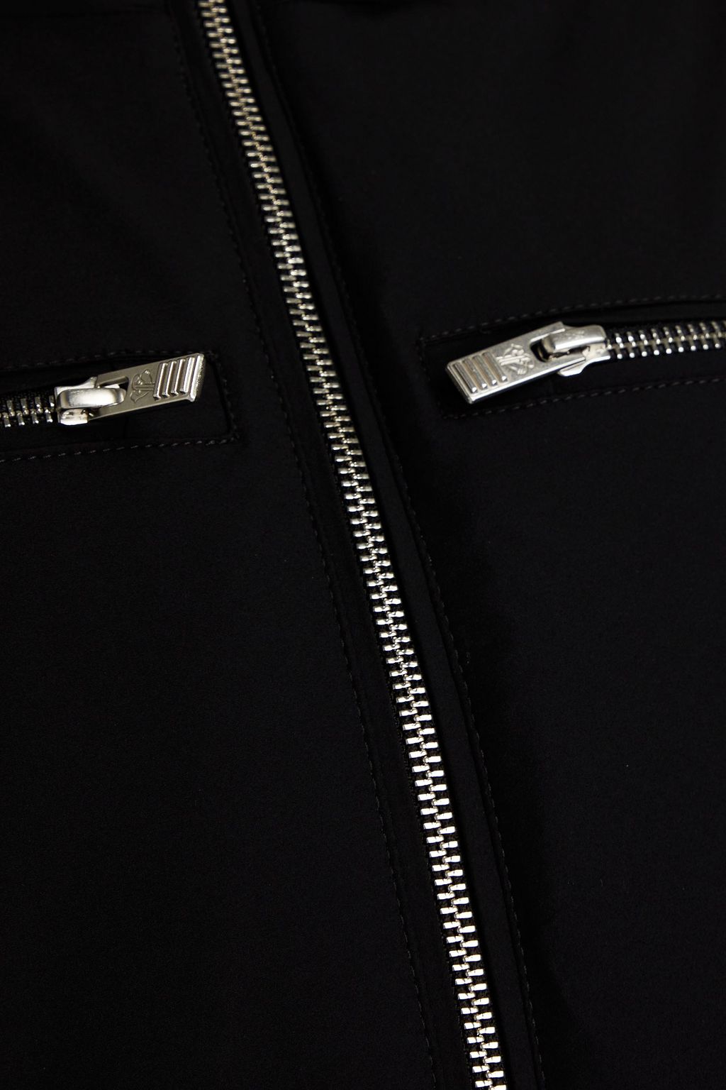 FUSALP Ally ribbed knit-paneled shell hooded coat