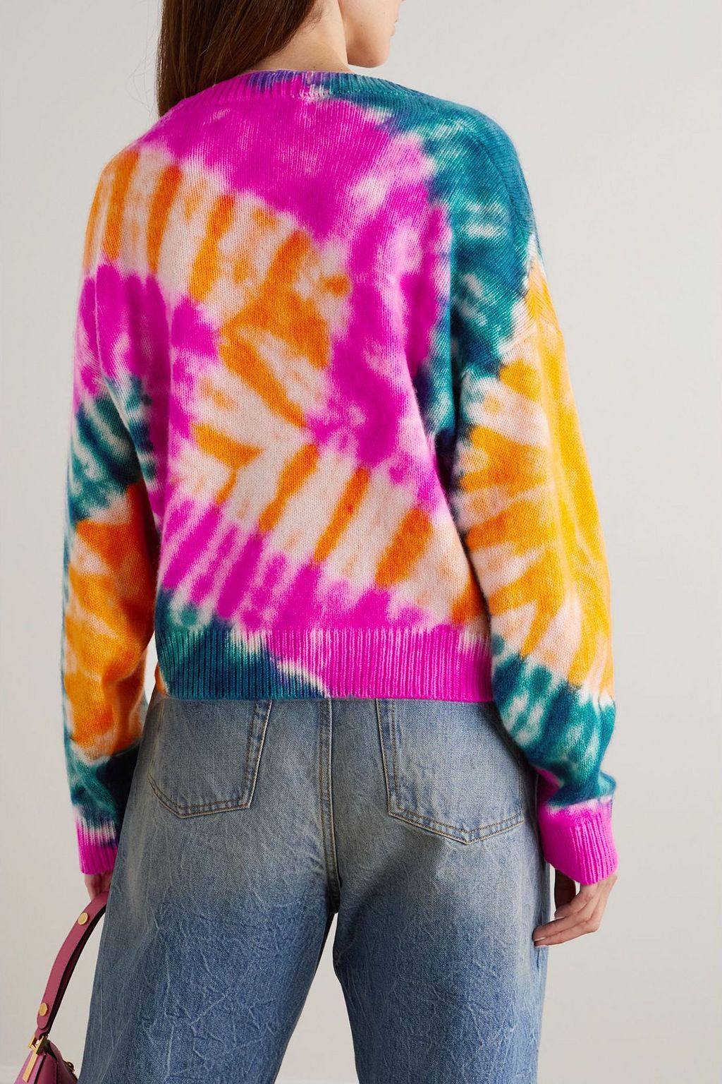 THE ELDER STATESMAN Kaschmirpullover mit Batikmuster