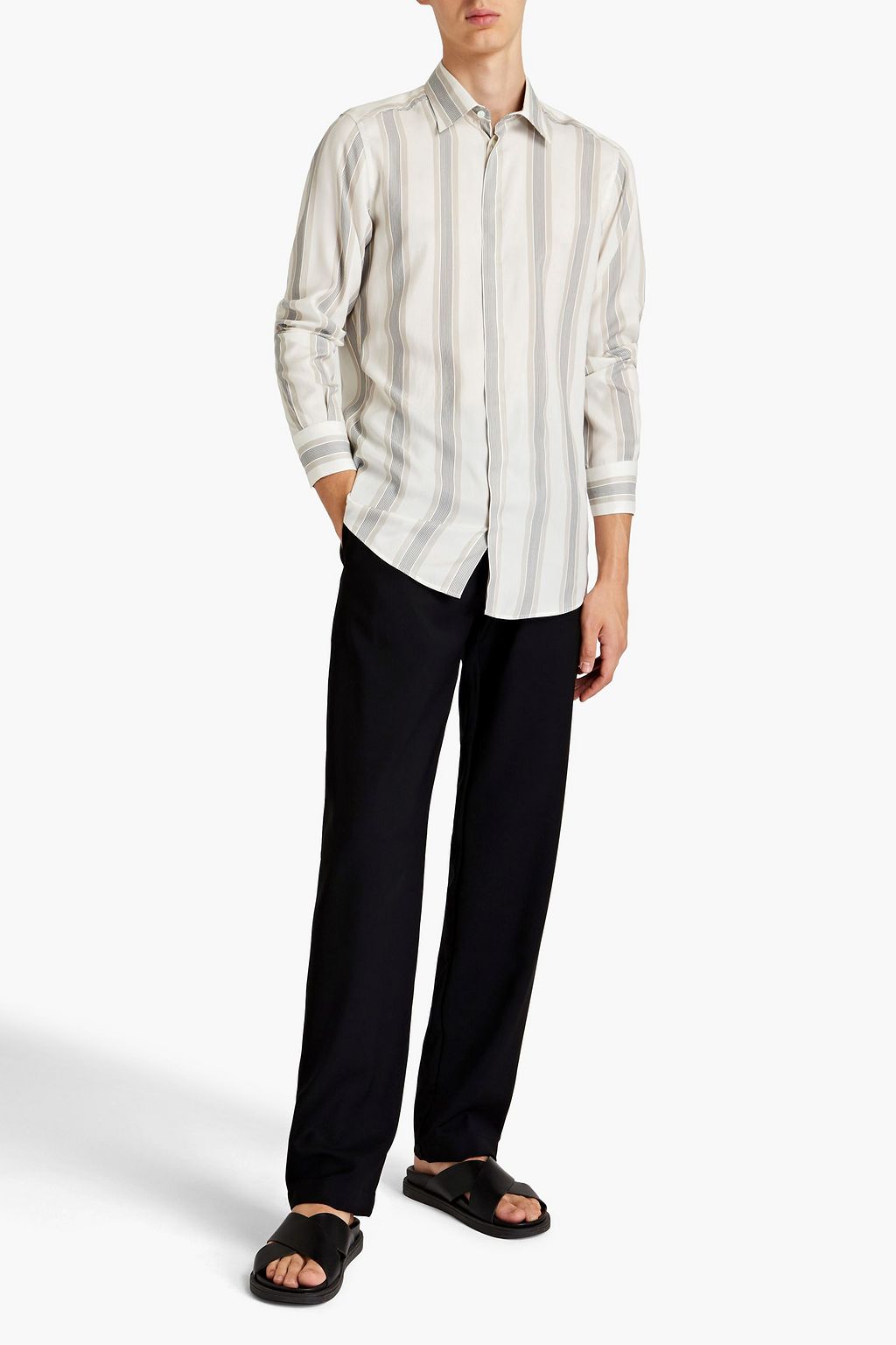 DOLCE & GABBANA Striped silk shirt