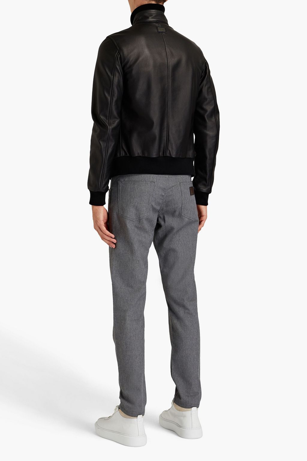 DOLCE & GABBANA Cotton-blend jacquard pants