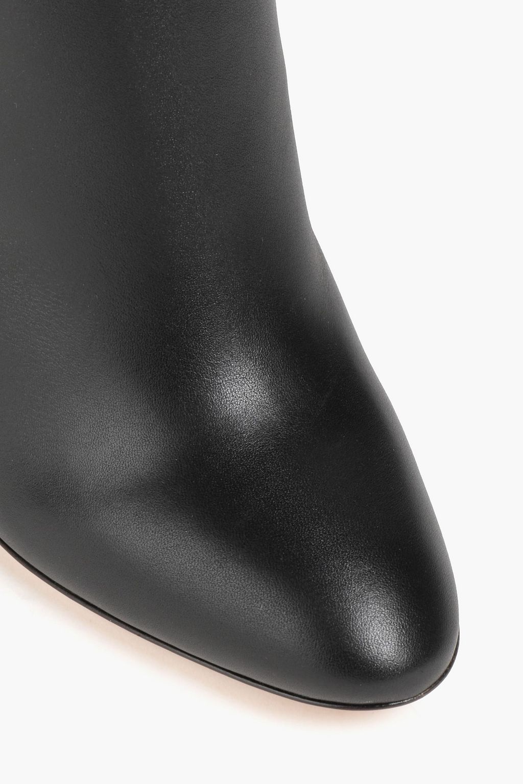 VALENTINO GARAVANI Printed leather over-the-knee boots