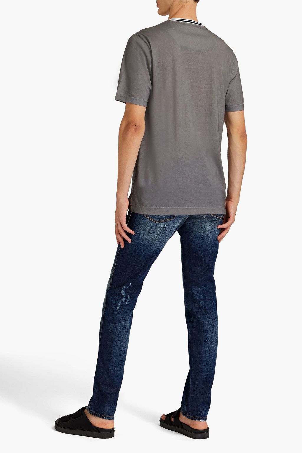 DOLCE & GABBANA Printed cotton-jersey T-shirt