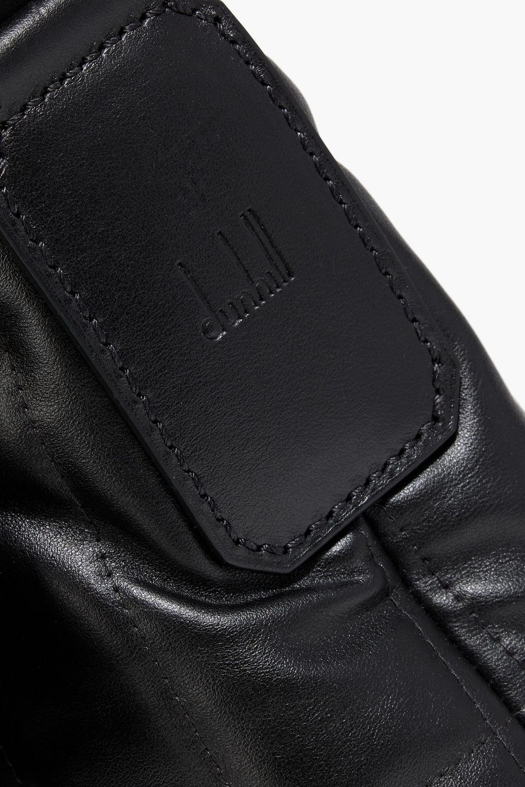 DUNHILL Rollagas quilted padded leather messenger bag