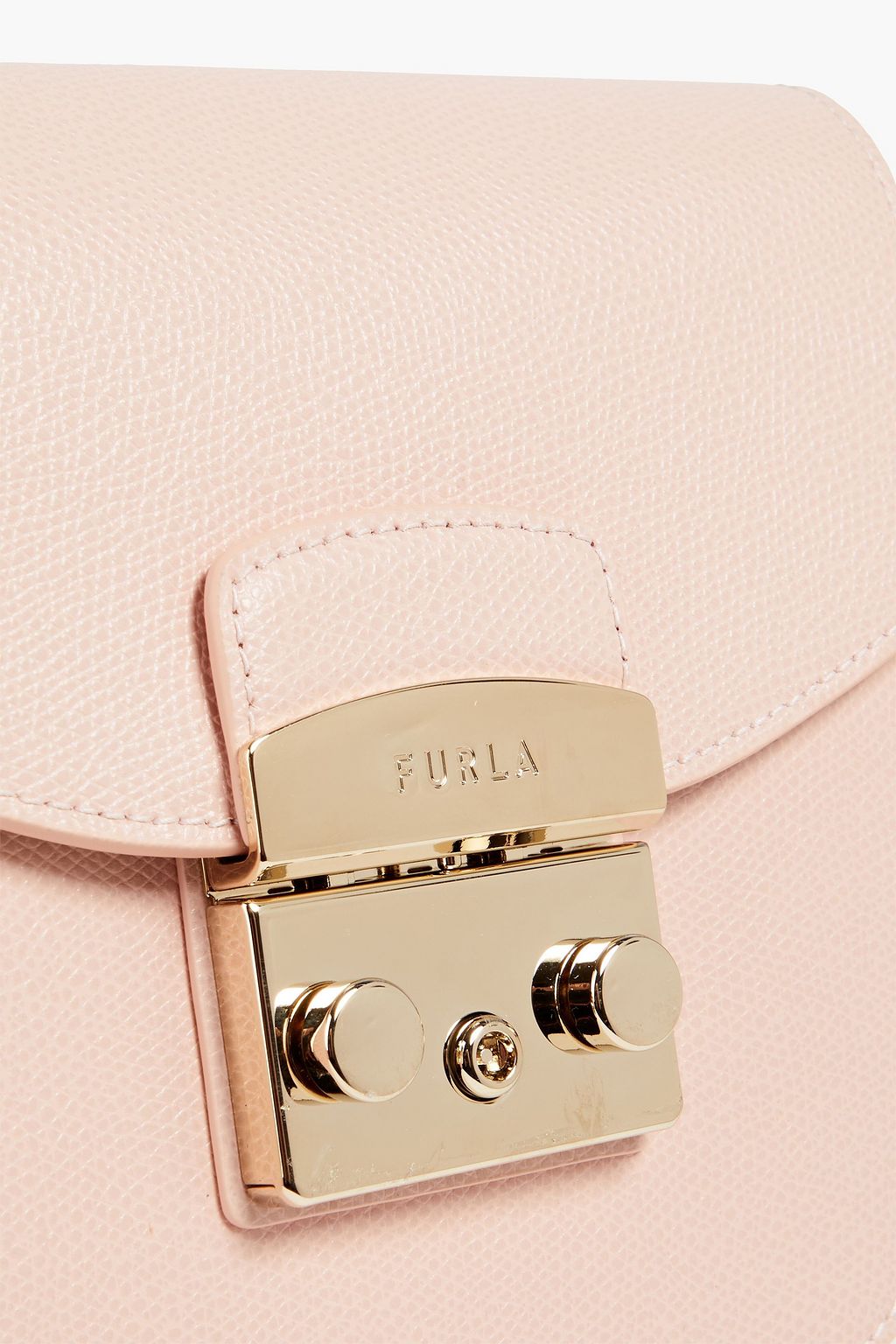 FURLA Metropolis Mini pebbled-leather shoulder bag