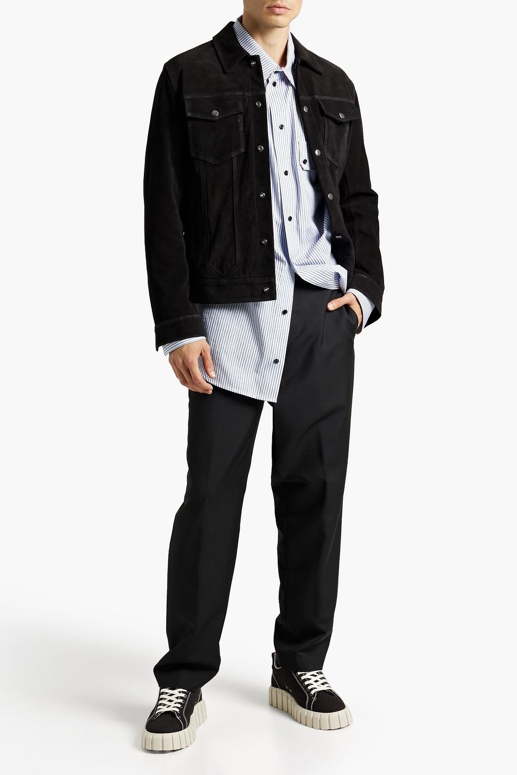 ACNE STUDIOS Wool and mohair-blend drawstring pants