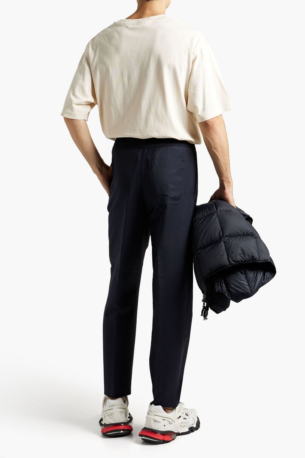 ACNE STUDIOS Wool and mohair-blend drawstring pants
