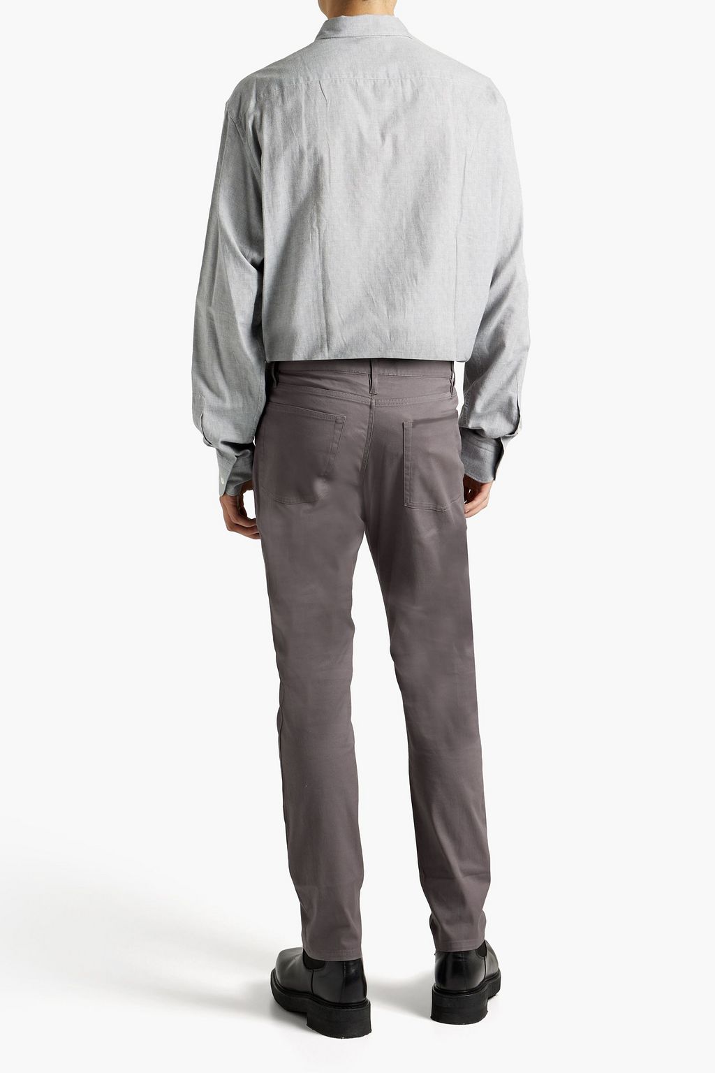 FRAME L'Homme slim-fit cotton-blend twill pants