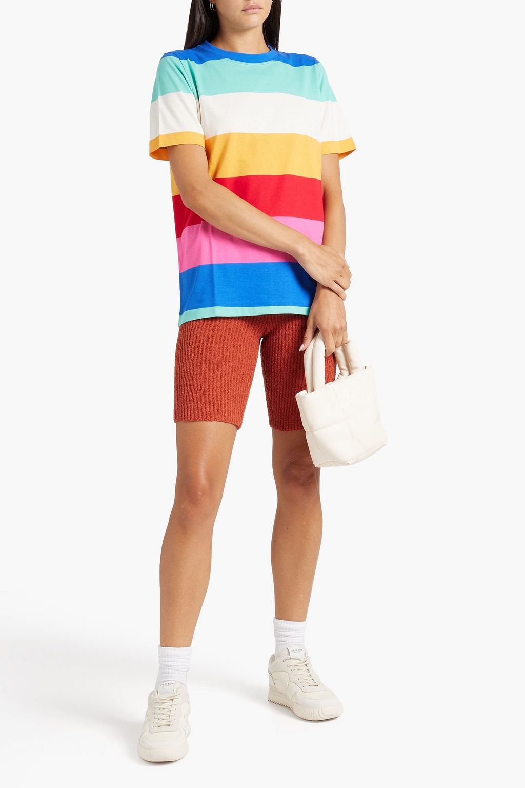 CHINTI & PARKER Striped cotton-jersey T-shirt