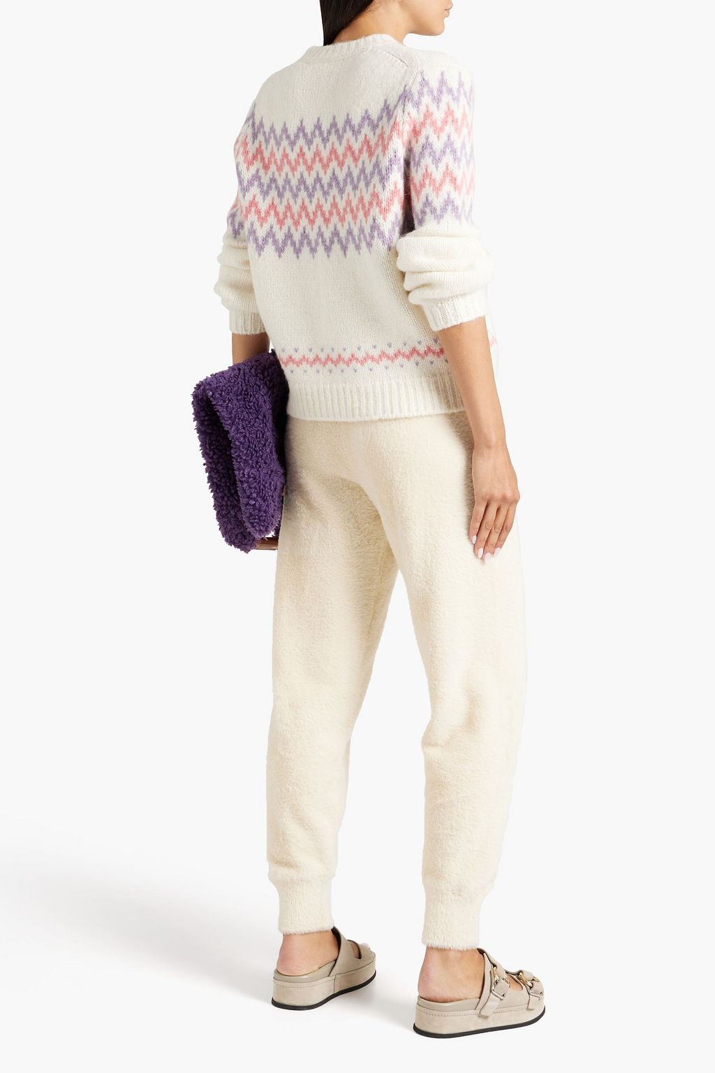 CHINTI & PARKER Fair Isle alpaca-blend sweater