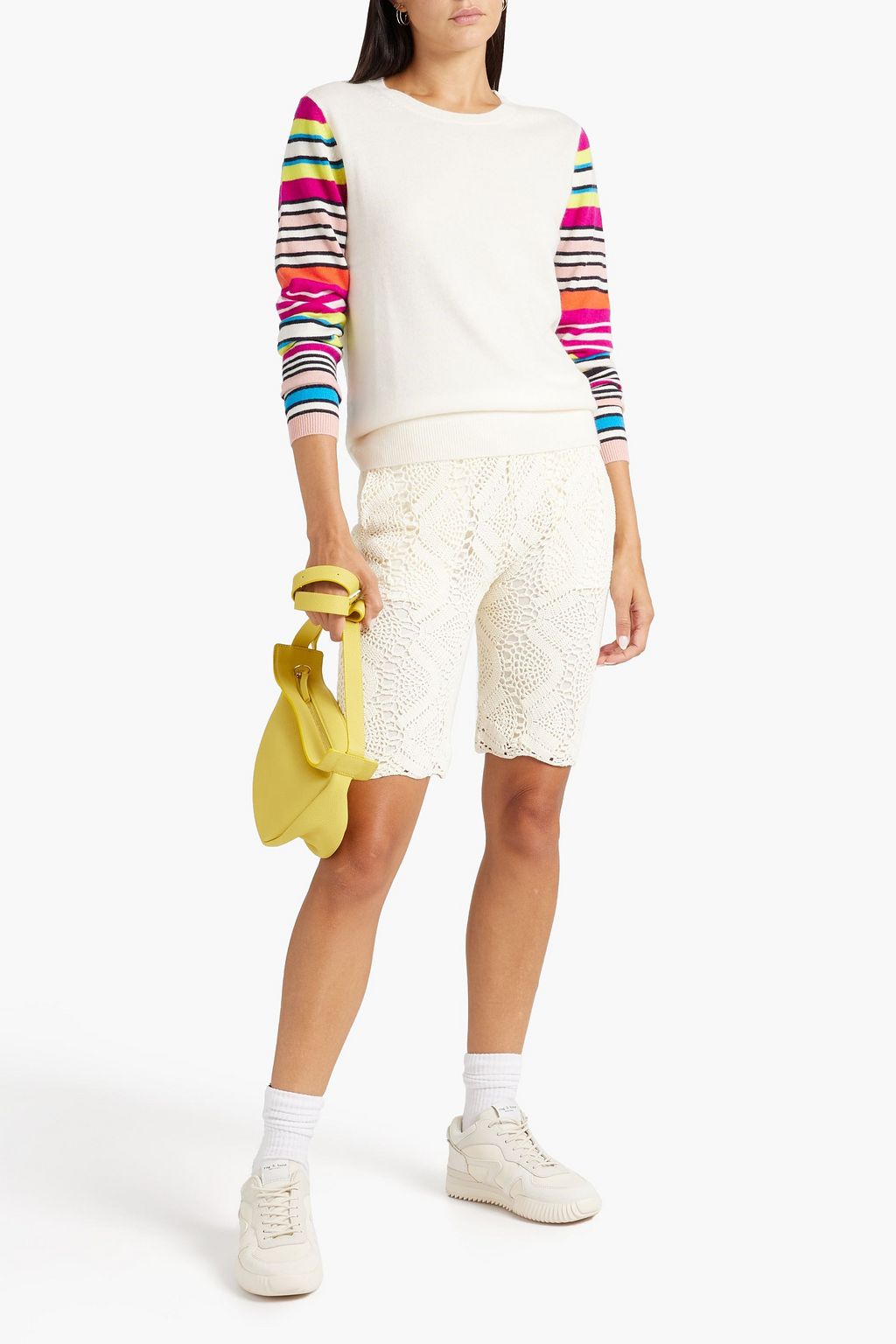 CHINTI & PARKER Striped wool and cashmere-blend sweater