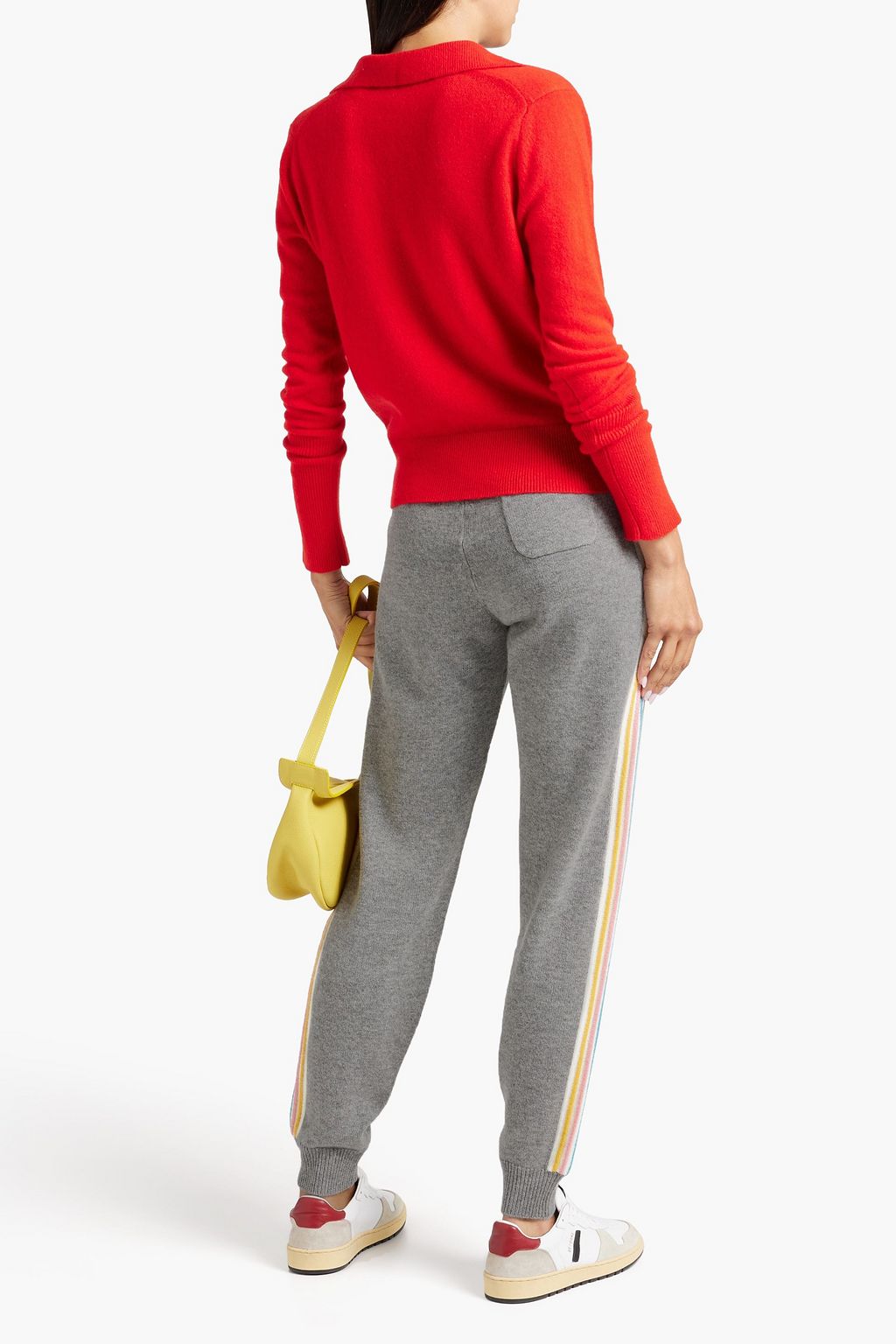 CHINTI & PARKER Wool and cashmere-blend track pants