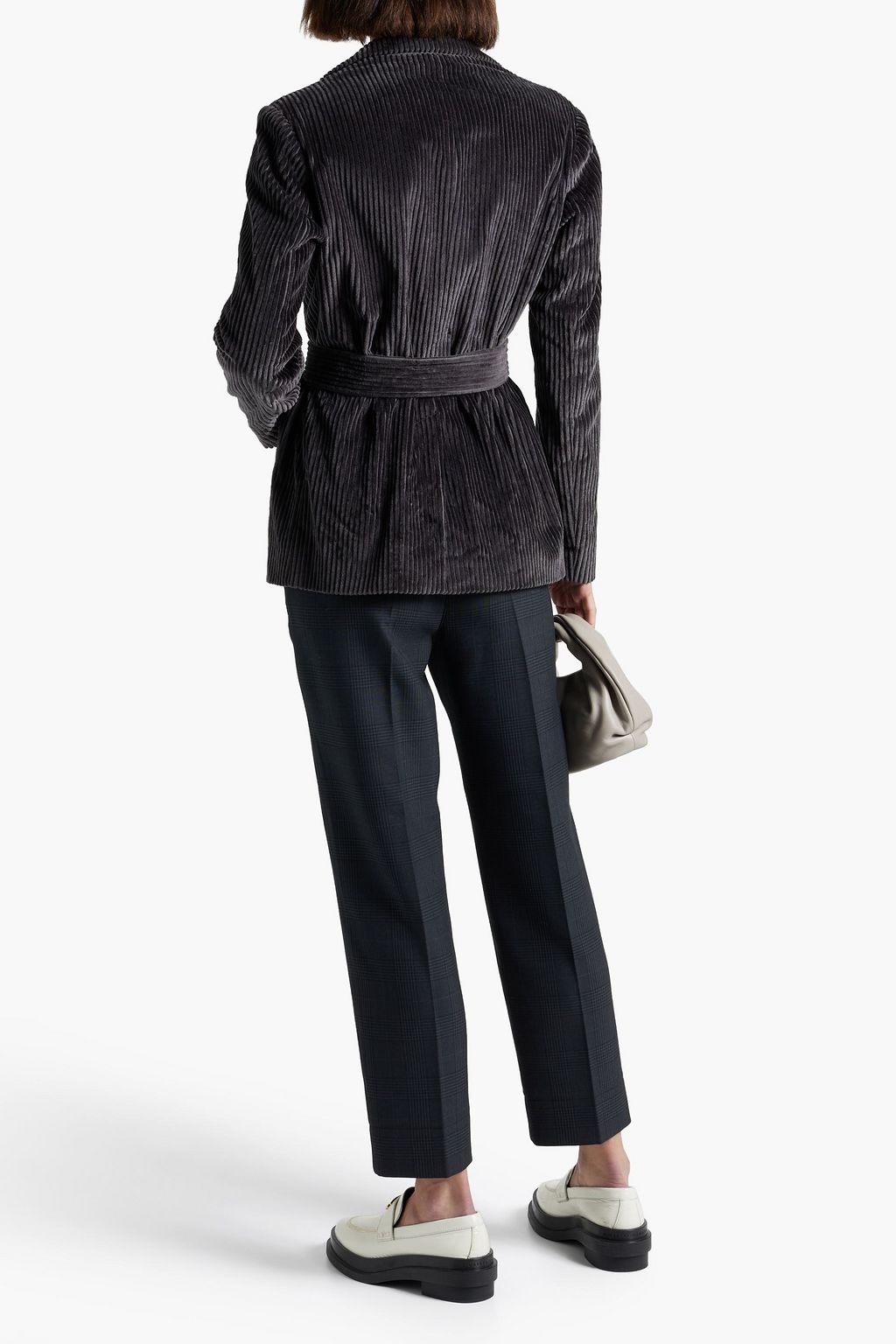 FABIANA FILIPPI Belted cotton-corduroy blazer