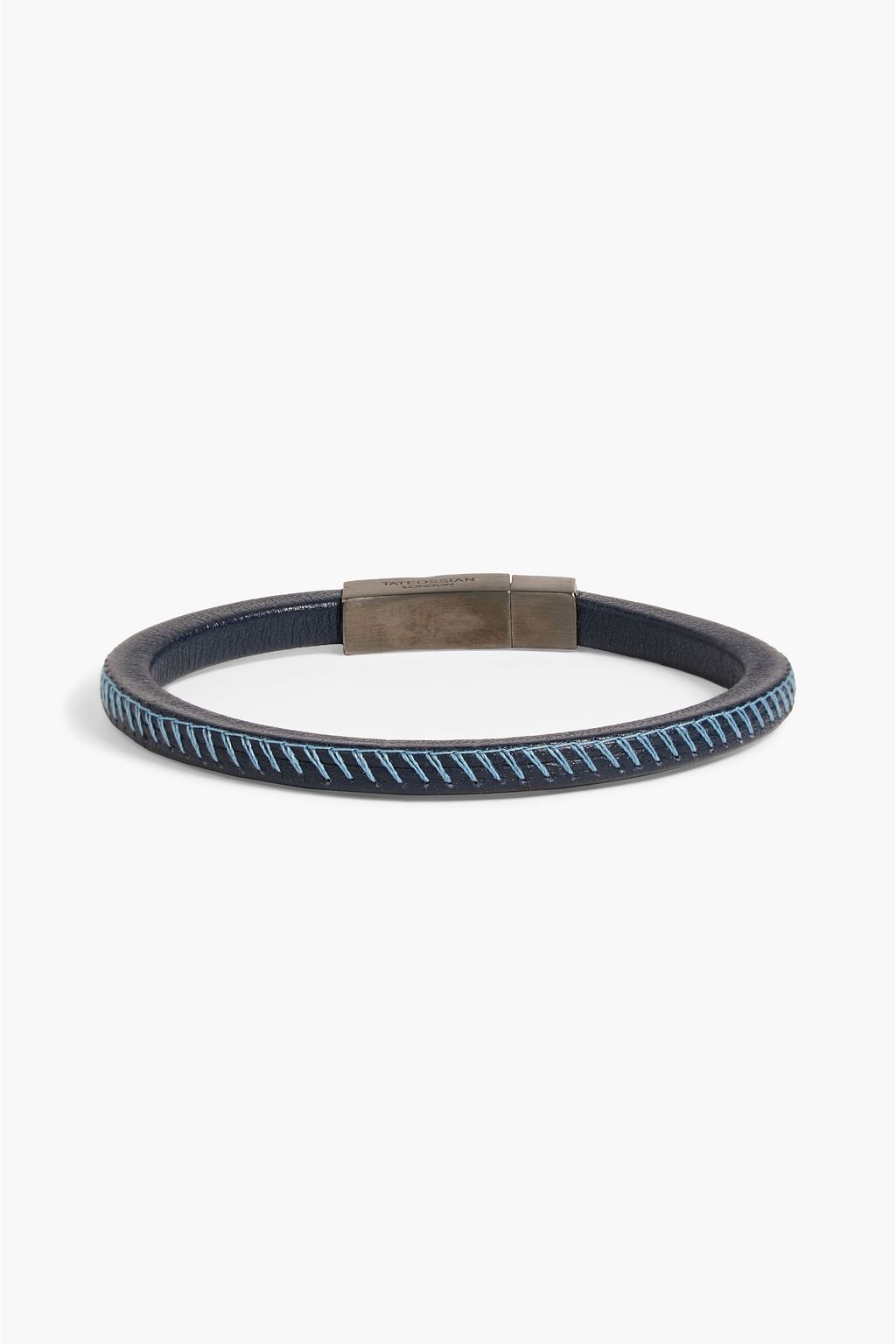 TATEOSSIAN Gunmetal-tone leather bracelet