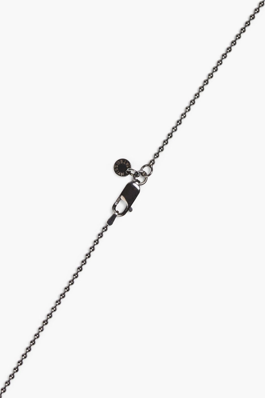 TATEOSSIAN Rhodium-plated sterling silver necklace