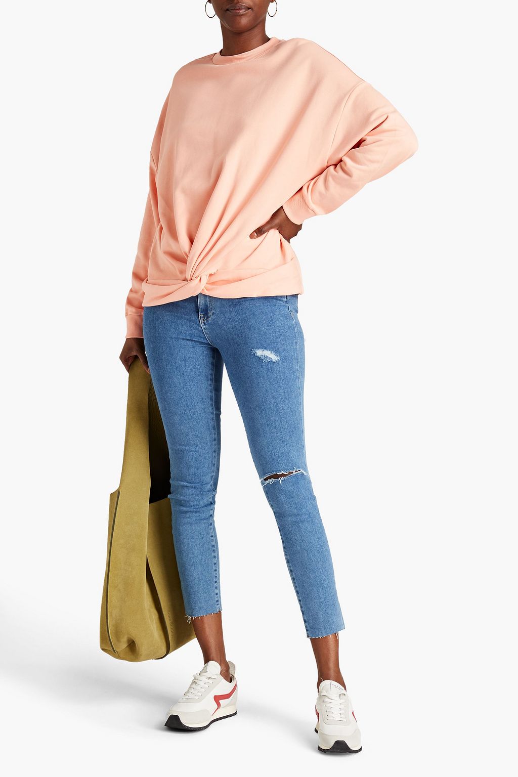 3X1 NYC Miatear cropped mid-rise skinny jeans
