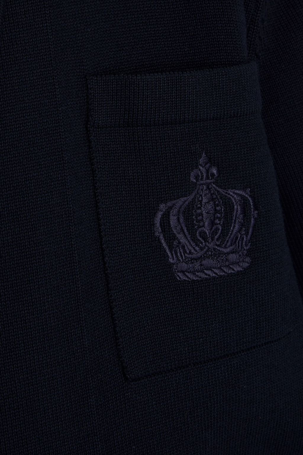 DOLCE & GABBANA Shawl-collar cotton cardigan