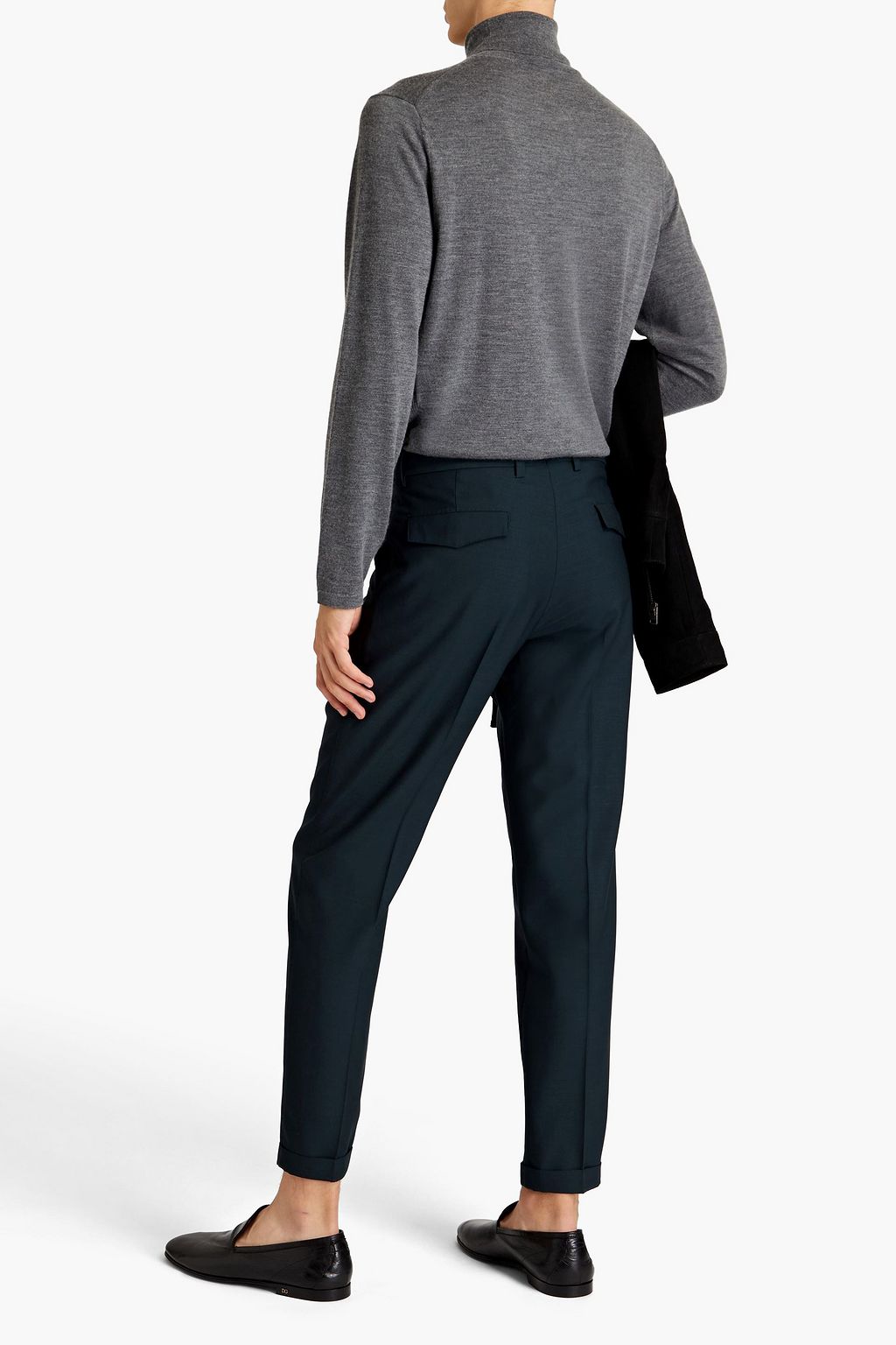 DOLCE & GABBANA Tapered wool pants