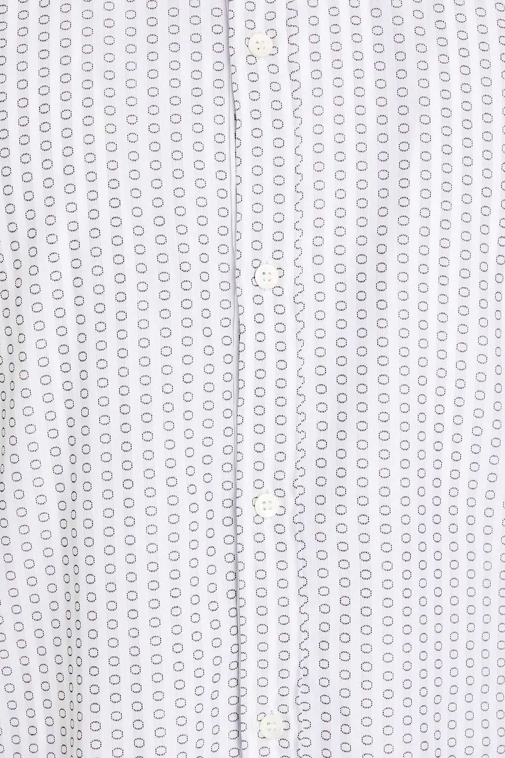 DOLCE & GABBANA Slim-fit cotton-jacquard shirt