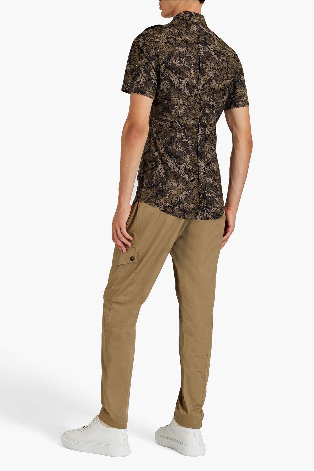 DOLCE & GABBANA Printed cotton-poplin shirt