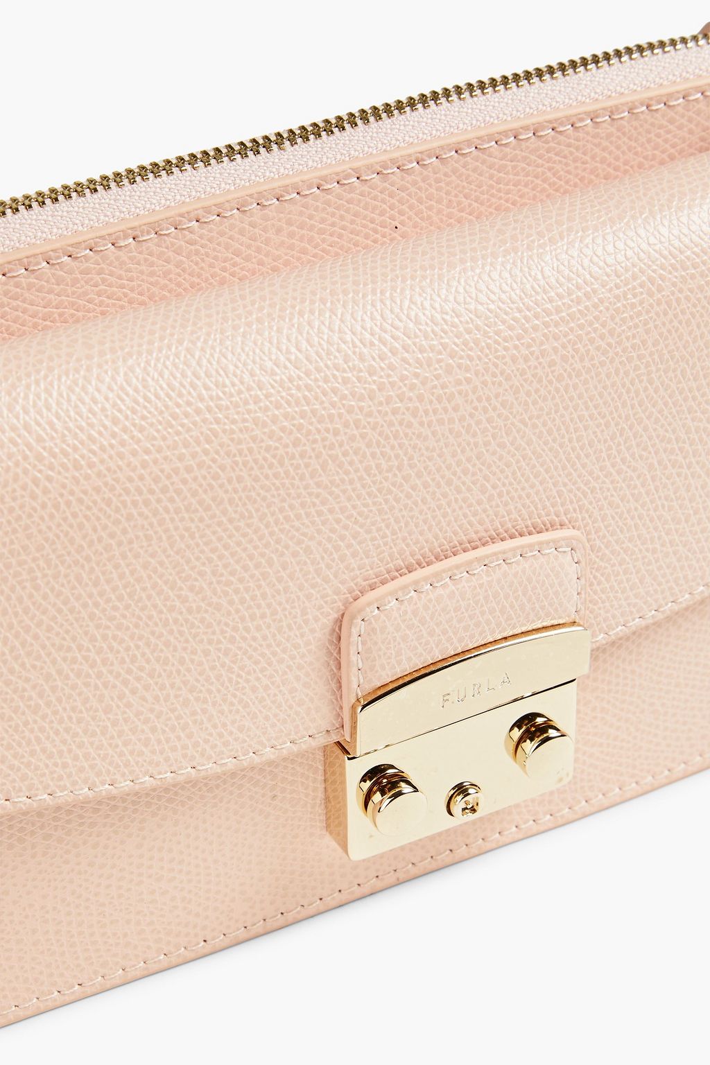 FURLA Metropolis Mini pebbledleather shoulder bag Sale up to 70 off