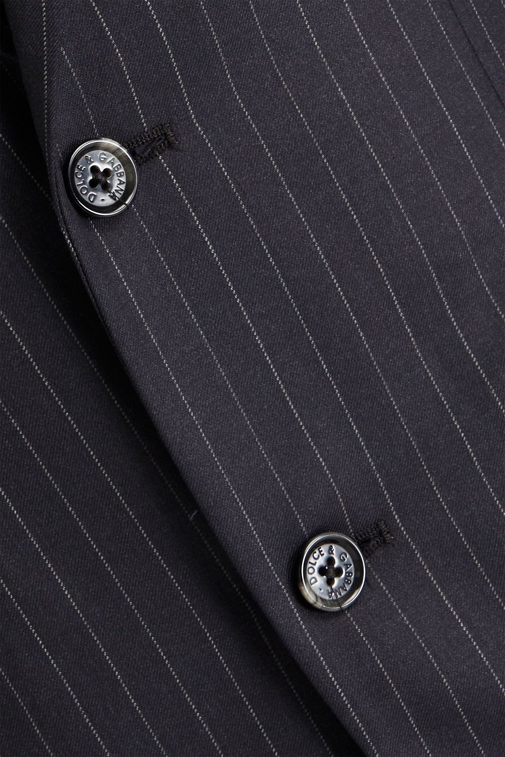 DOLCE & GABBANA Pinstriped wool-twill suit