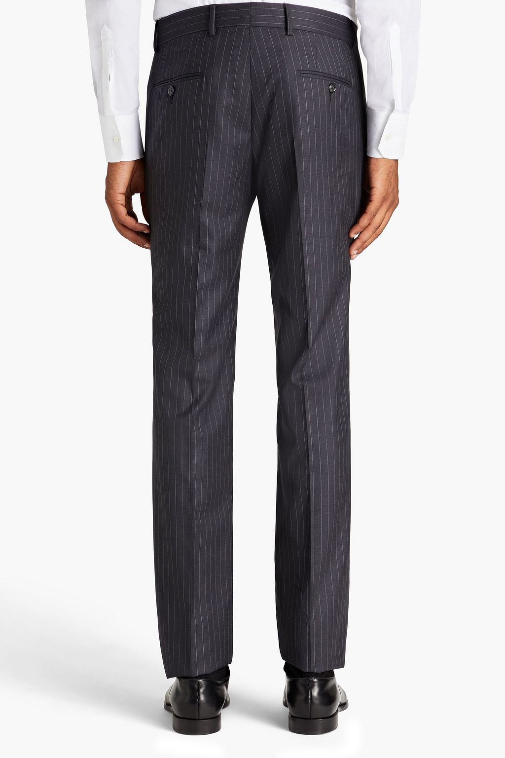 DOLCE & GABBANA Pinstriped wool-twill suit