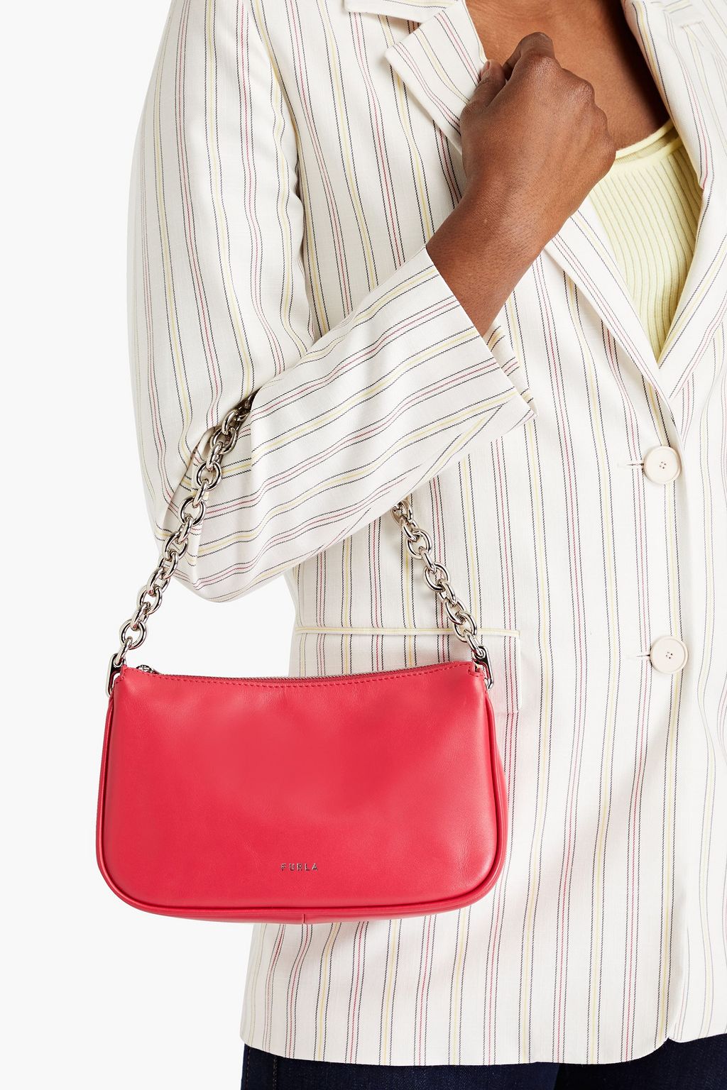 FURLA Moon leather shoulder bag